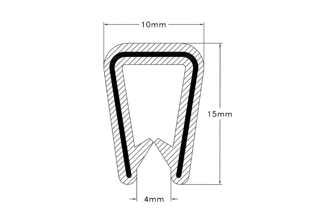 ES28-128-P60 edge trim