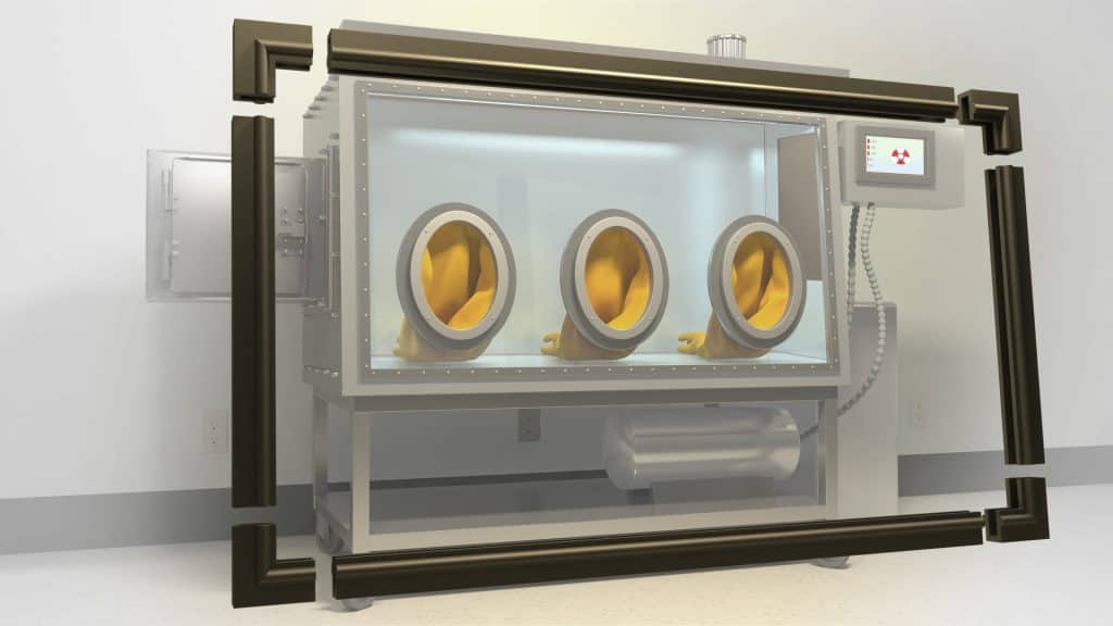 nuclear glovebox window gaskets | channel gasket for nuclear glovebox