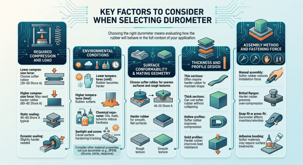Key Factors in Durometer Selection