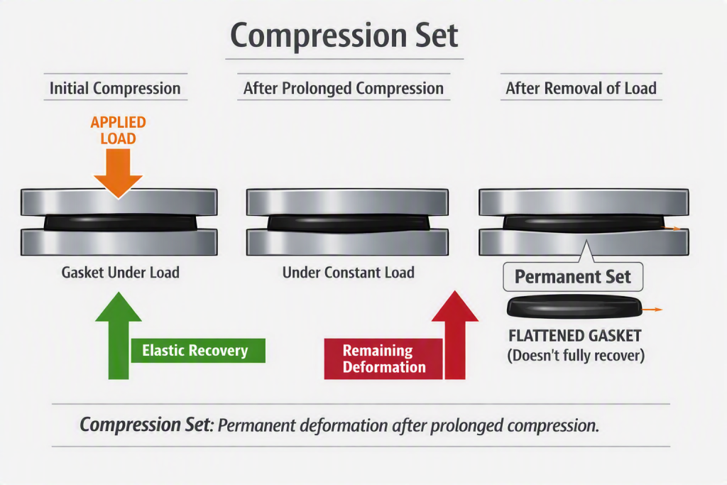 Compression Set Flat Gasket